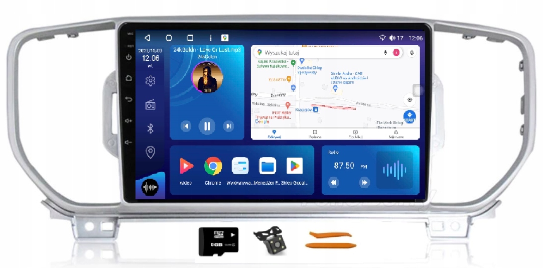 Autorádio Android Auto Apple Carplay Gps Kia Sportage 4 IV 16-18