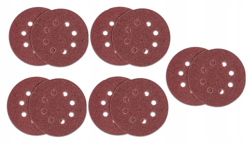 

Krążek Szlifierki Ścierny 125MM Gran 100 10 Sztuk