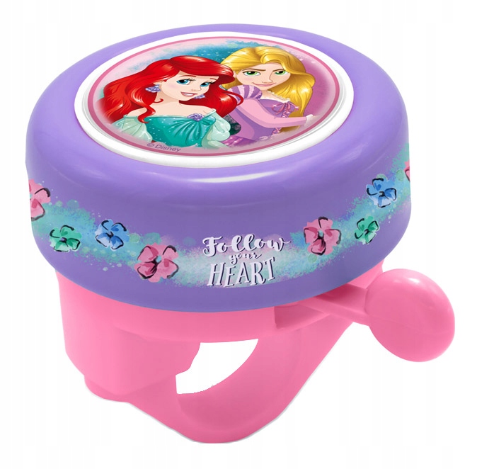 Koszyk dzwonek na rower rowerowy bidon 350 ml DISNEY PRINCESS KSIĘŻNICZKI Marka Seven