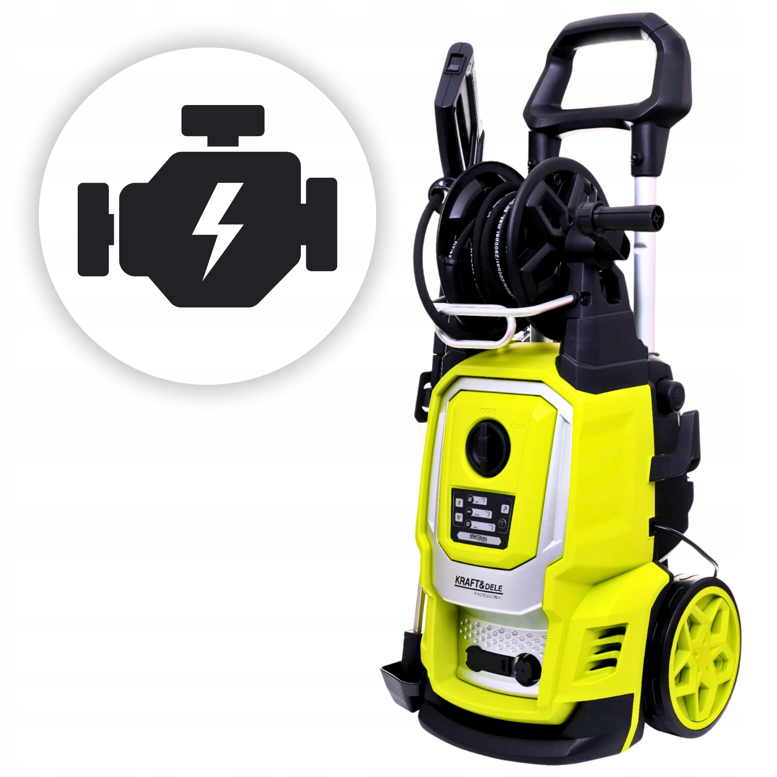 MYJKA CIŚNIENIOWA 360 PRO MOCNA MOSIĘŻNA POMPA INDUKCJA PŁYN KARCHER 3000W Marka Kraft&Dale