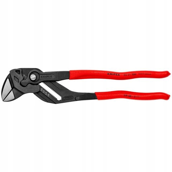 Knipex klešťový klíč 300mm, leštěná hlava, stupnice mm inch 8601300