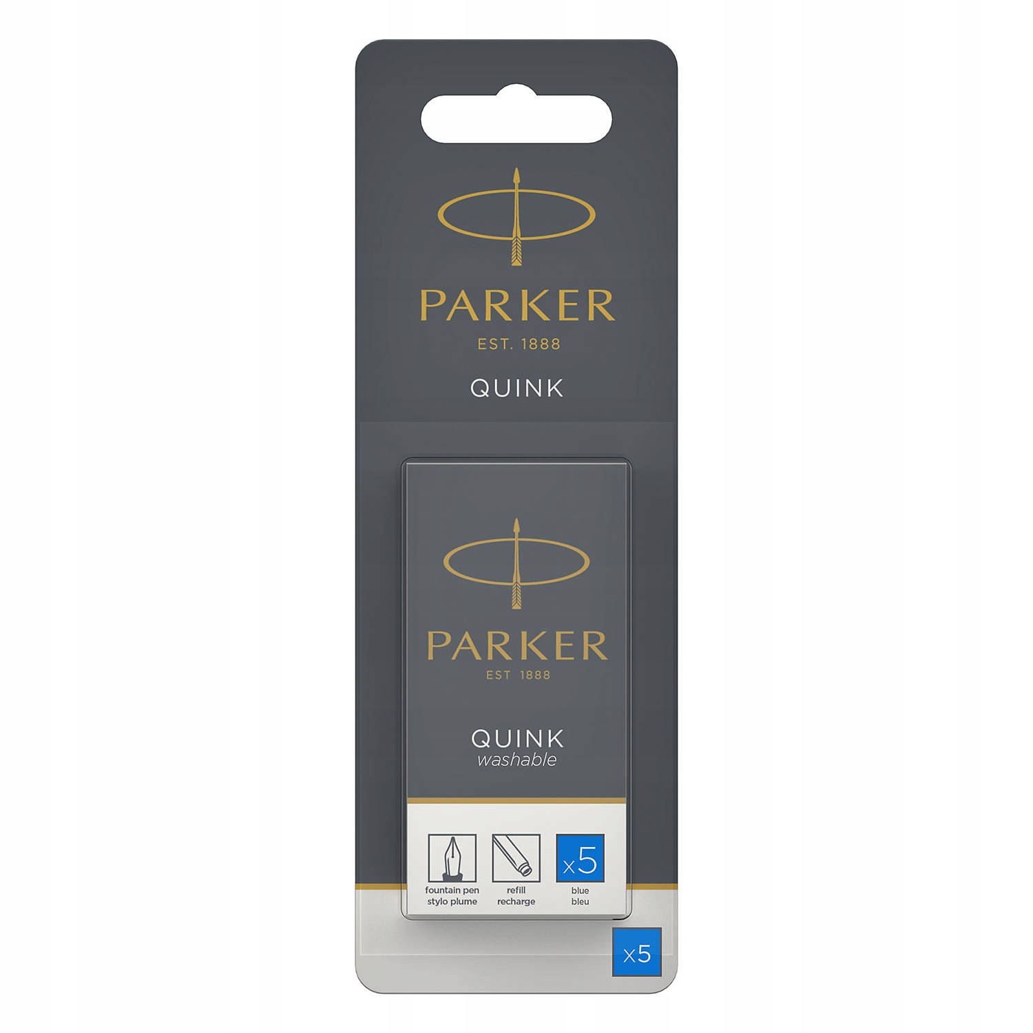 

Naboje atramentowe Parker standard niebieskie