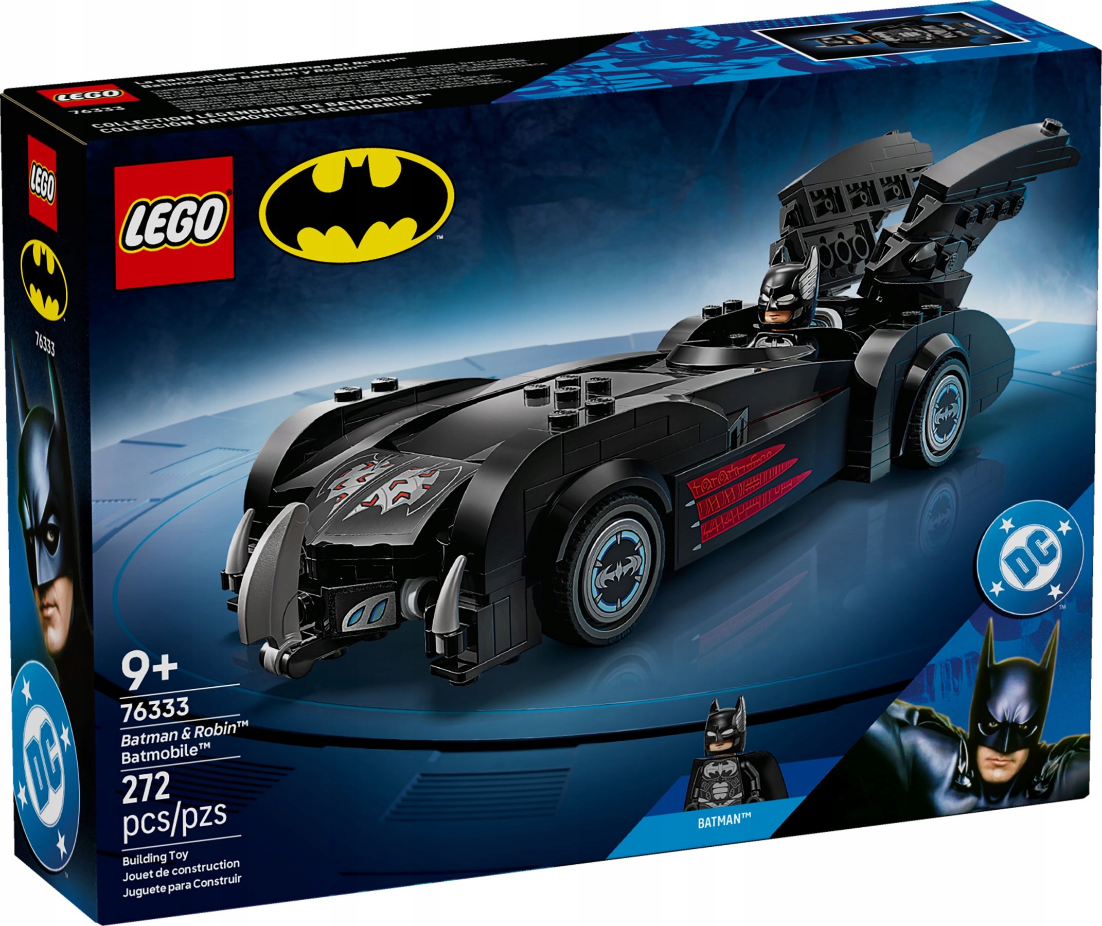 Lego 76333 DC Heroes Batmobil z filmu Batman a Robin
