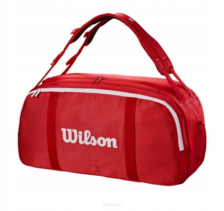Torba tenisowa Wilson Tour Red Coaches Duffle czerwona
