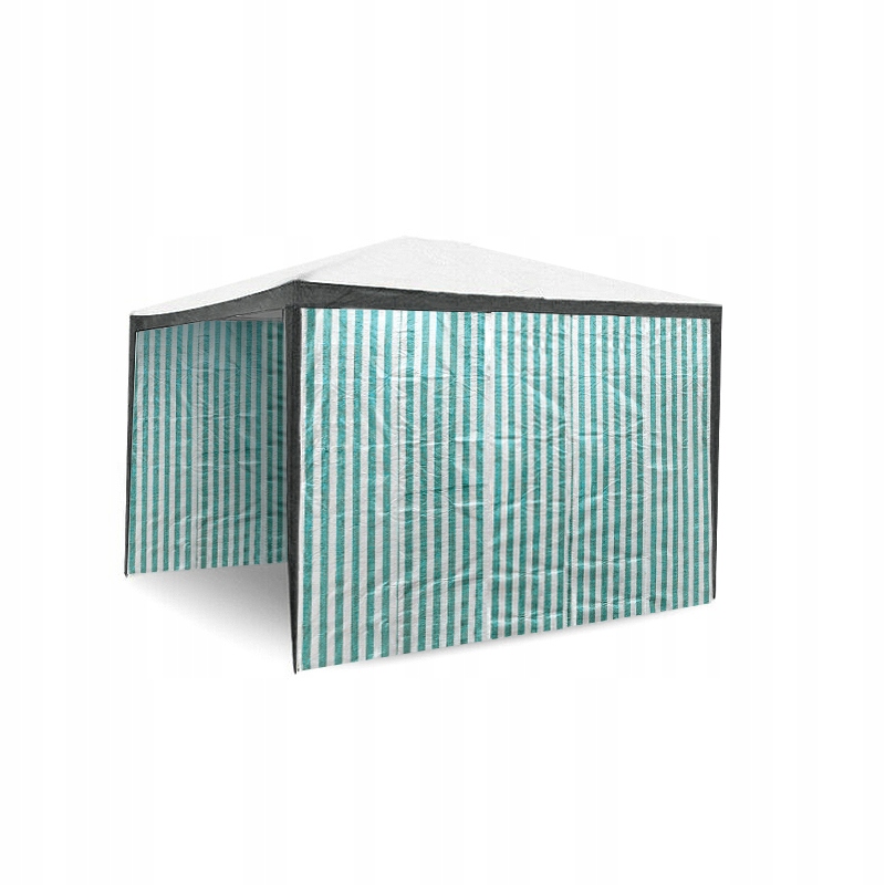ŚCIANA ŚCIANKA BOK DO PAWILONU NAMIOTU NA RZEPY 3X3m PE ZIELONA BIAŁA EAN (GTIN) 4250357608985