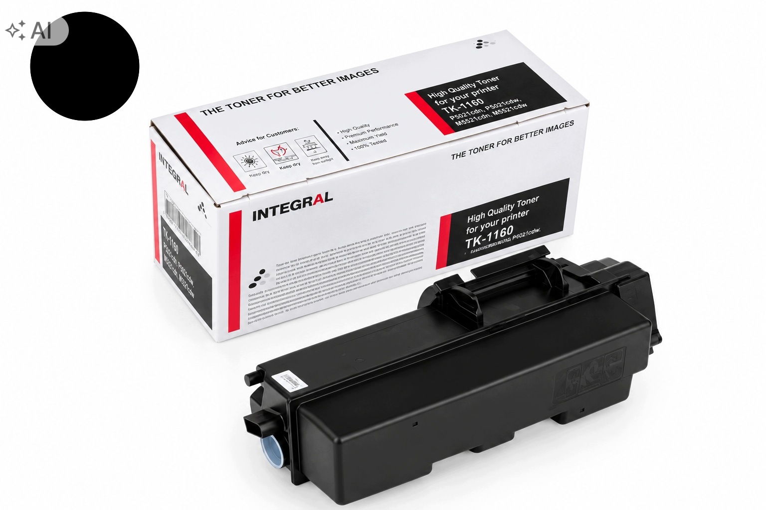 Toner Integral pro Kyocera TK1160 Black 7,2k Ecosys P2040DN P2040DW