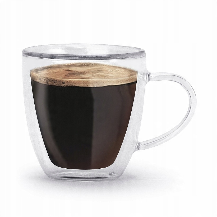 

Filiżanki do espresso termiczne szklane 80 ml 2szt