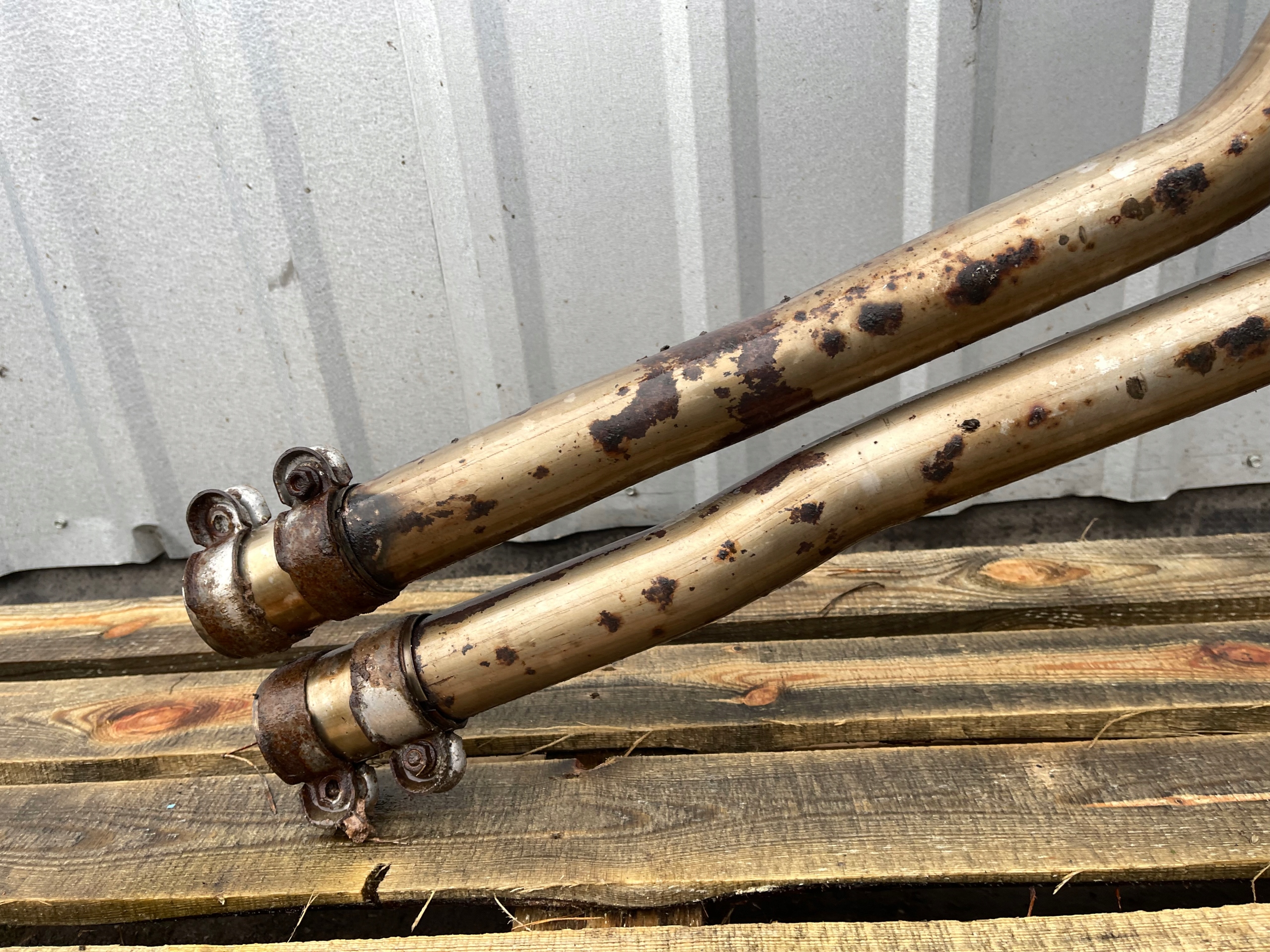 pipe exhaust TLUMIKI KOMPLET A6 C7 4G0253411C