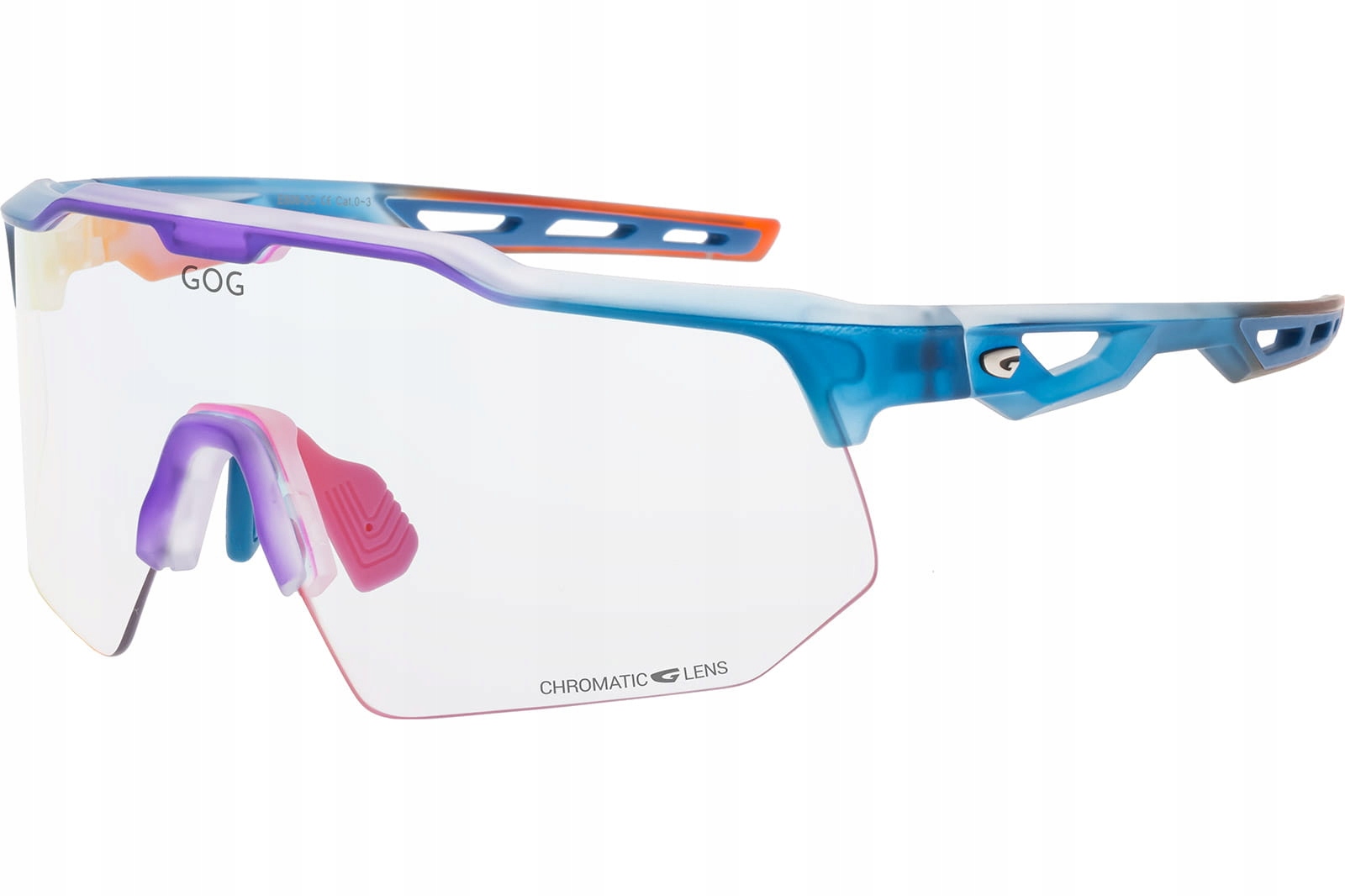 Fotochromatické brýle Gog Loki Krystalická Modrá/červená Matná, Česká Barva