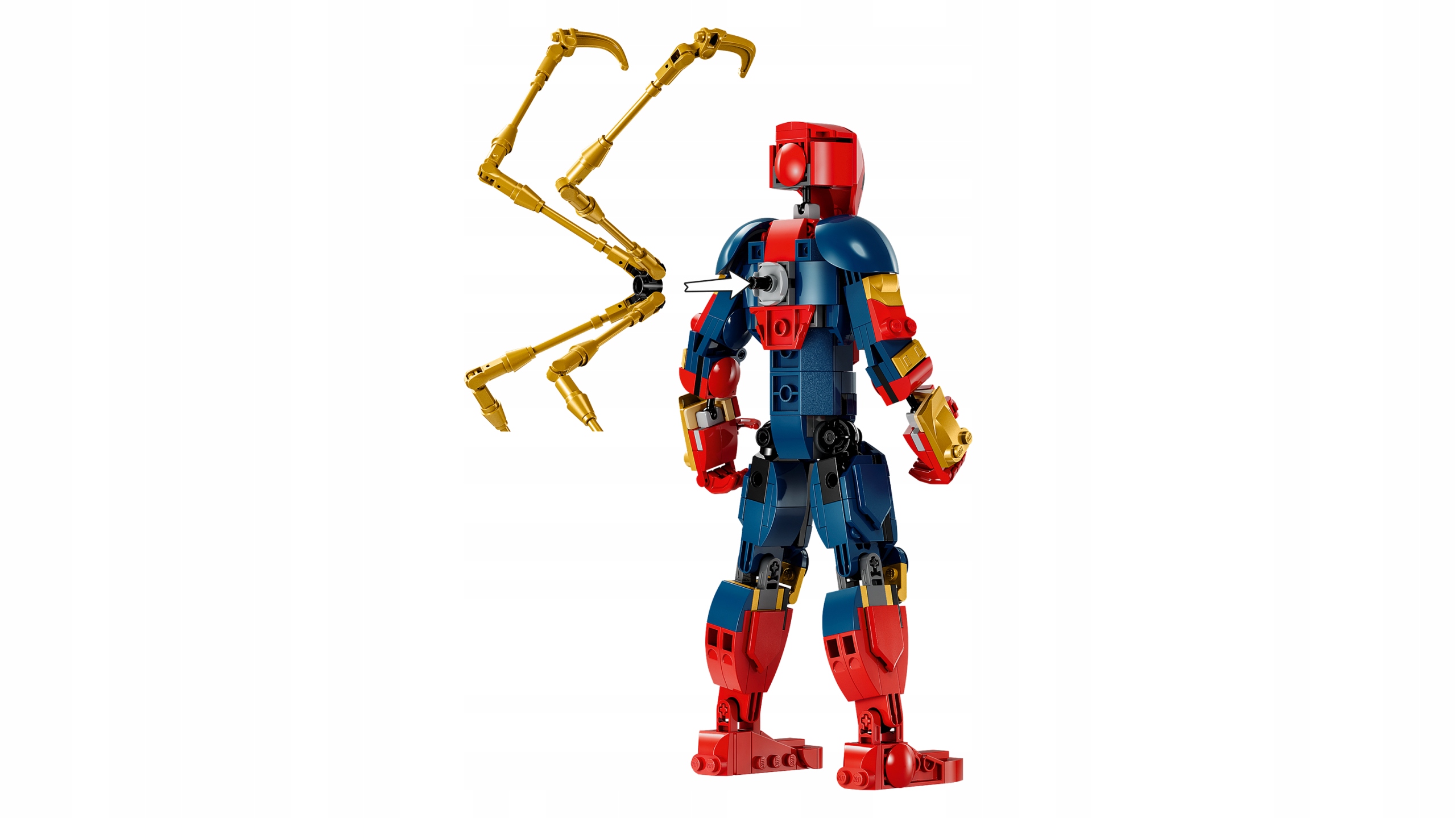 LEGO MARVEL SPIDER MAN 76298 FIGURKA IRON SPIDER MANA Wiek dziecka 8 lat +