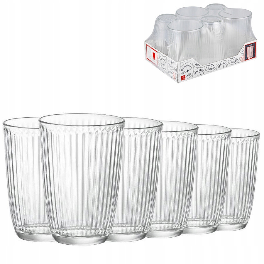 

Szklanki Long Drink Bormioli Rocco 390 ML 6 Sztuk