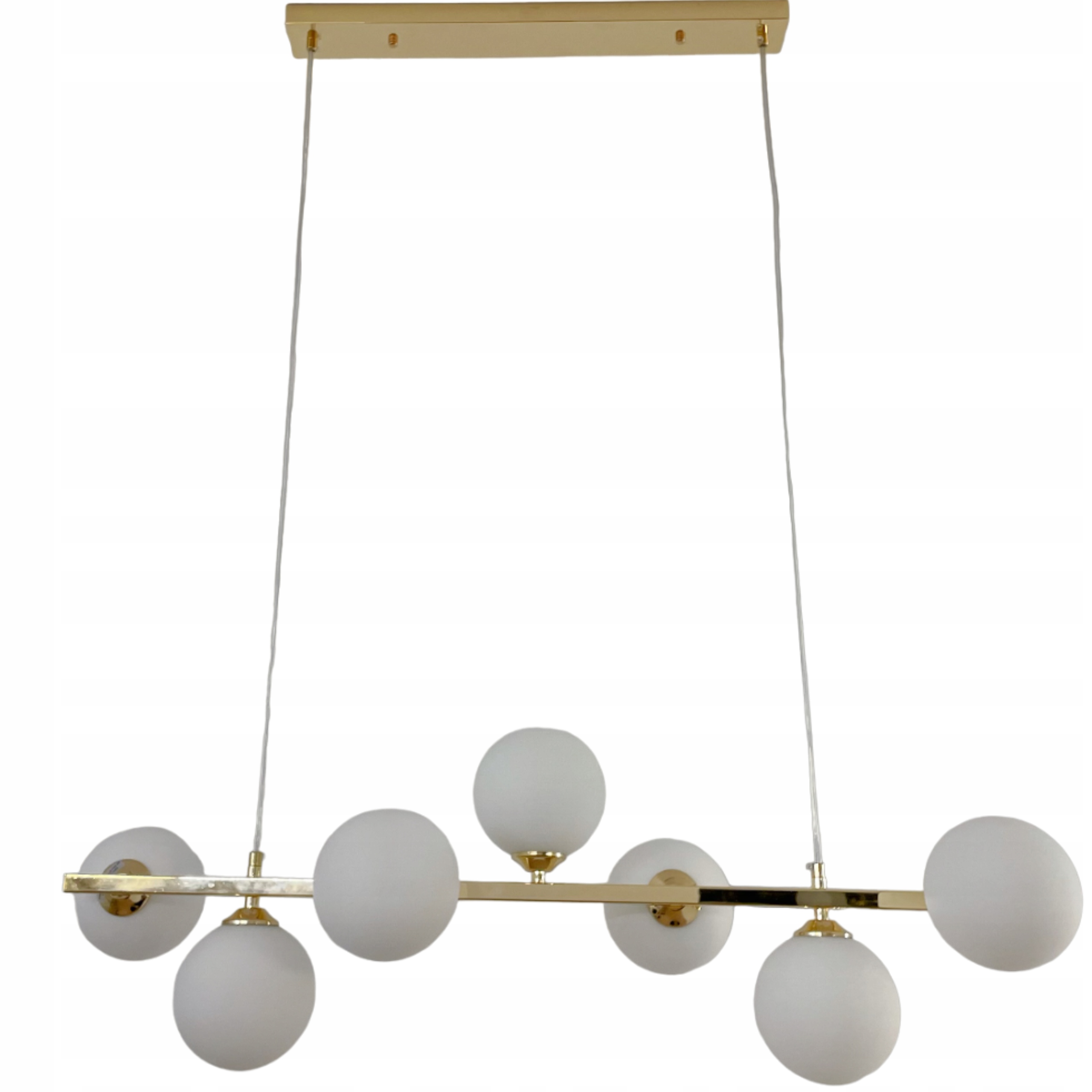 Závěsná Stropní Lampa Lustr Kule Moderní zlatá Led 7*G9