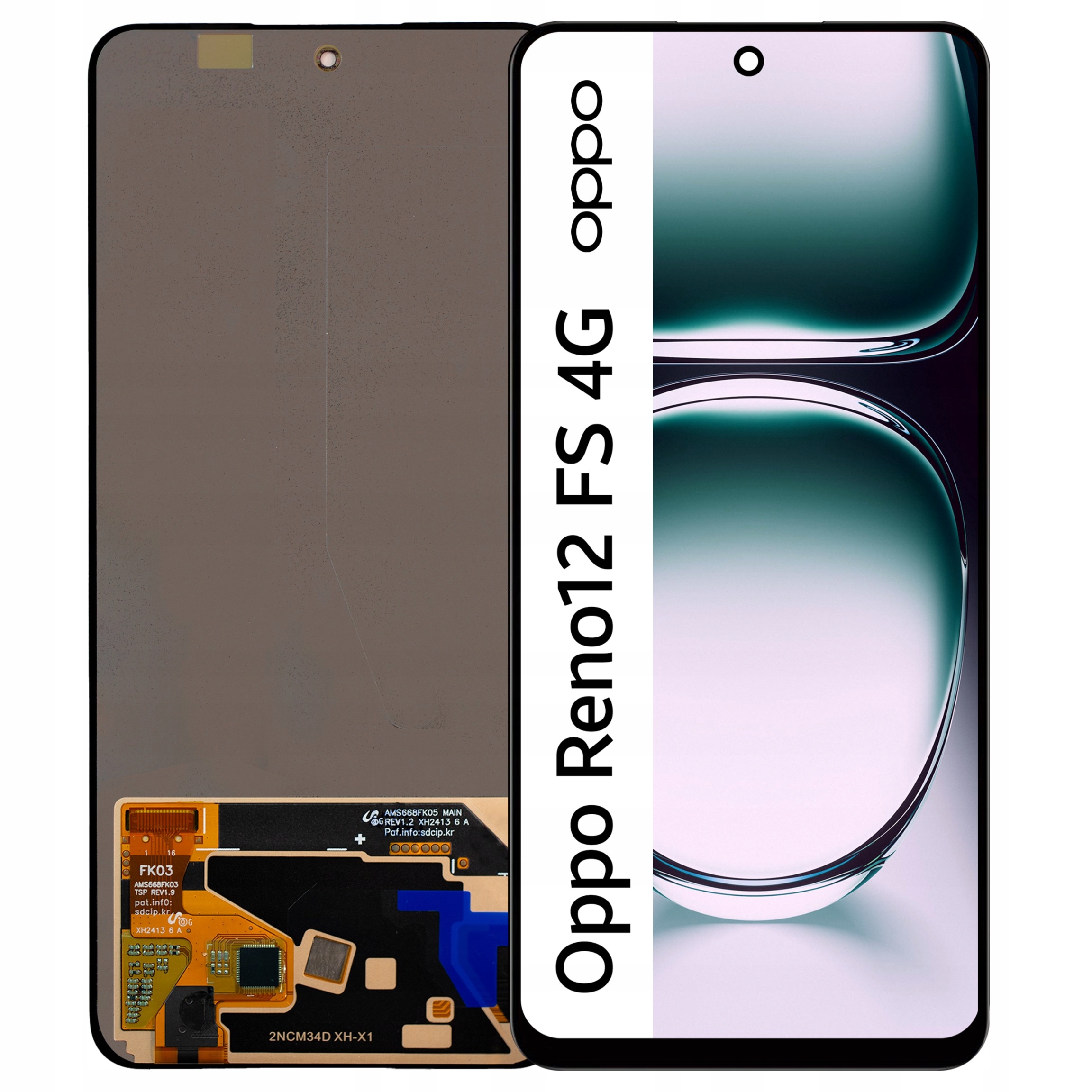 Oled pre Oppo Reno 12 Fs 4G LCD displej Digitizer Dotyk