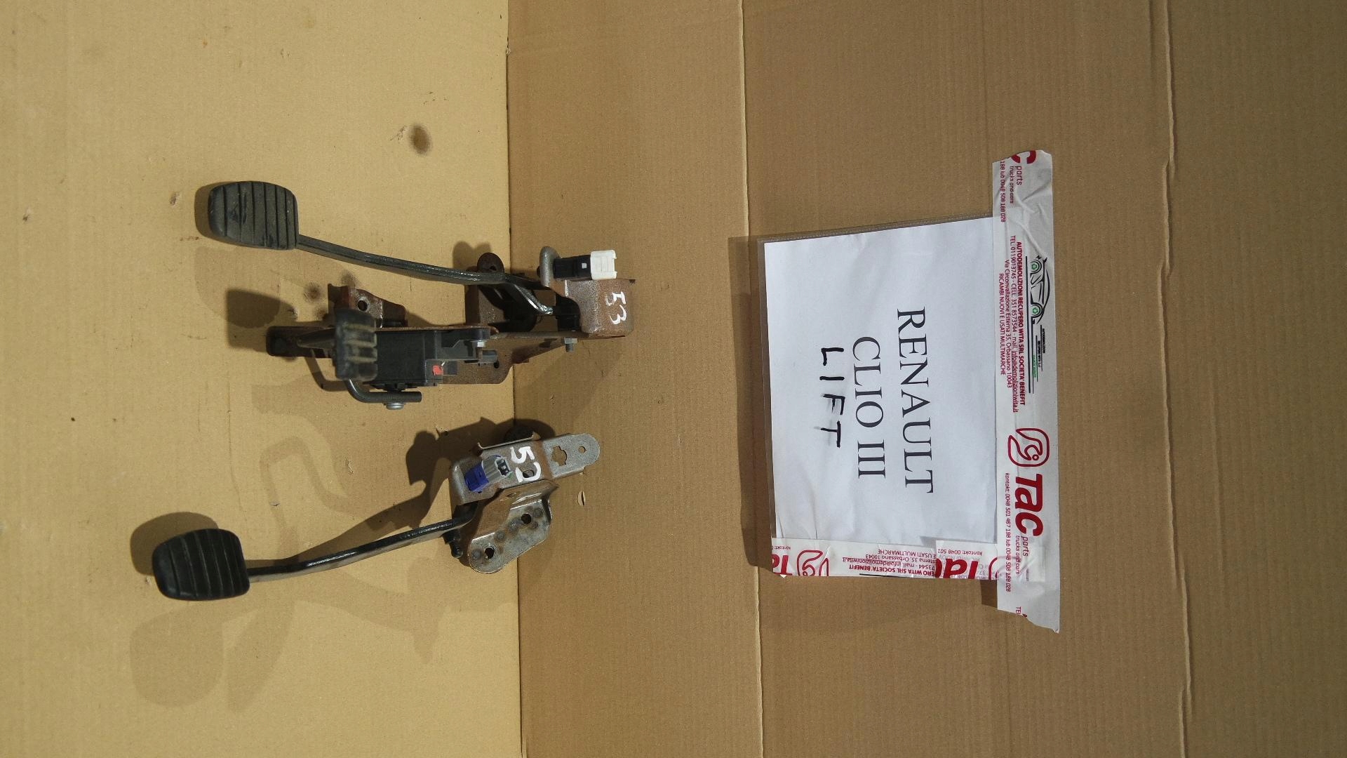 PEDAŁ PEDAŁY GAZU HAMULCA SPRZĘGŁA RENAULT CLIO III