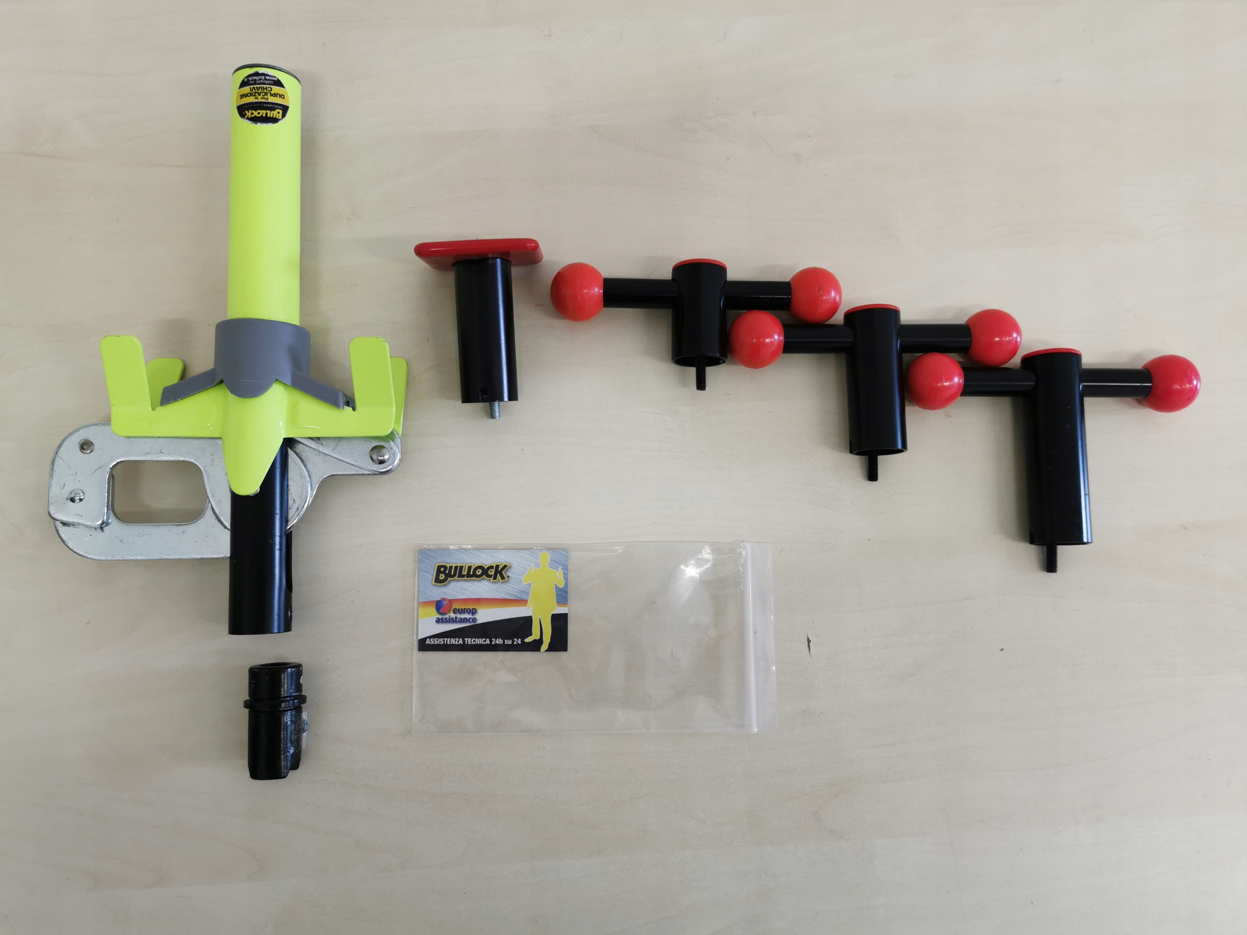 Bullock 146142 Blokada na pedały - USZKODZONA! Stan opakowania uszkodzone