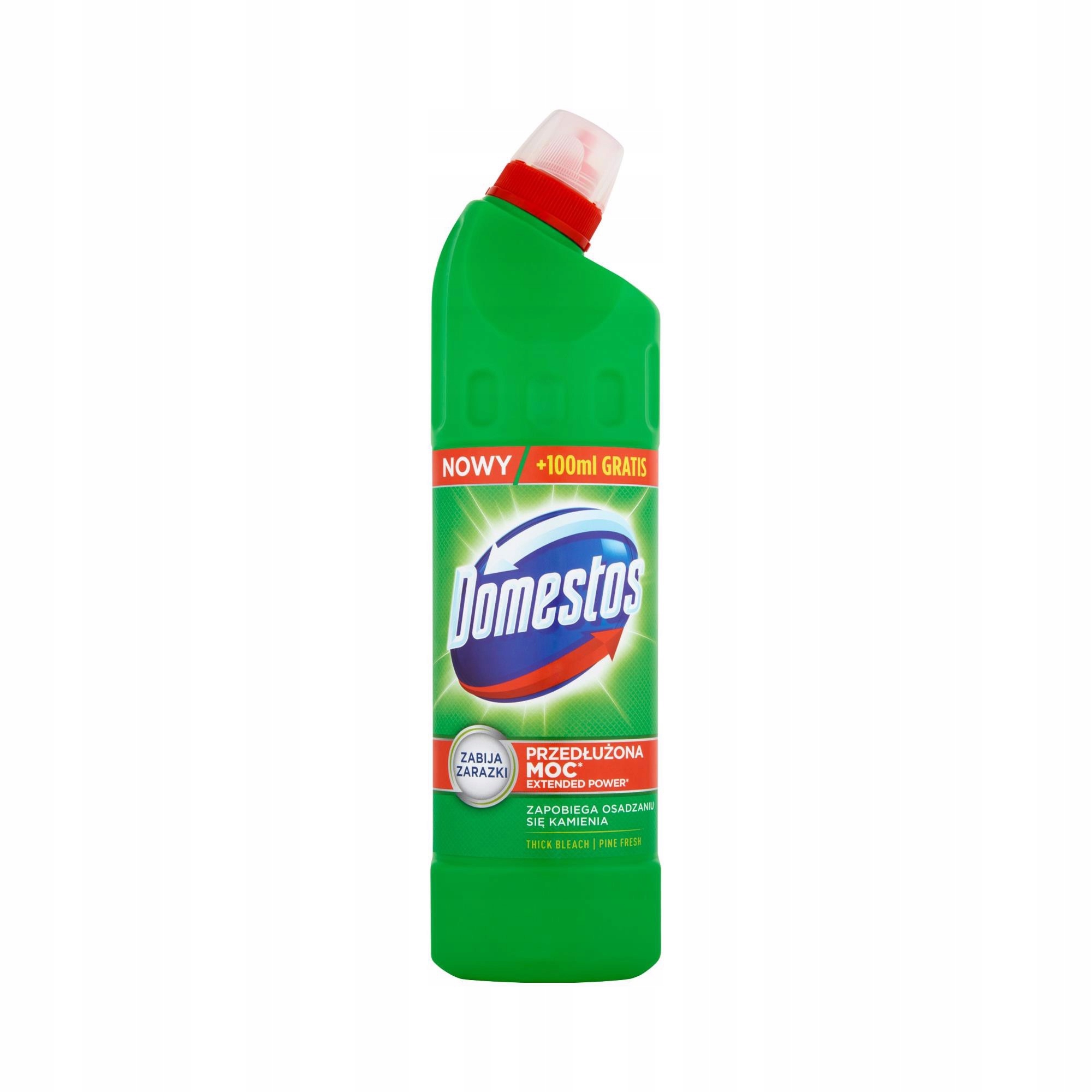 

Domestos Przedłużona Moc Pine Fresh Płyn czyszcząc