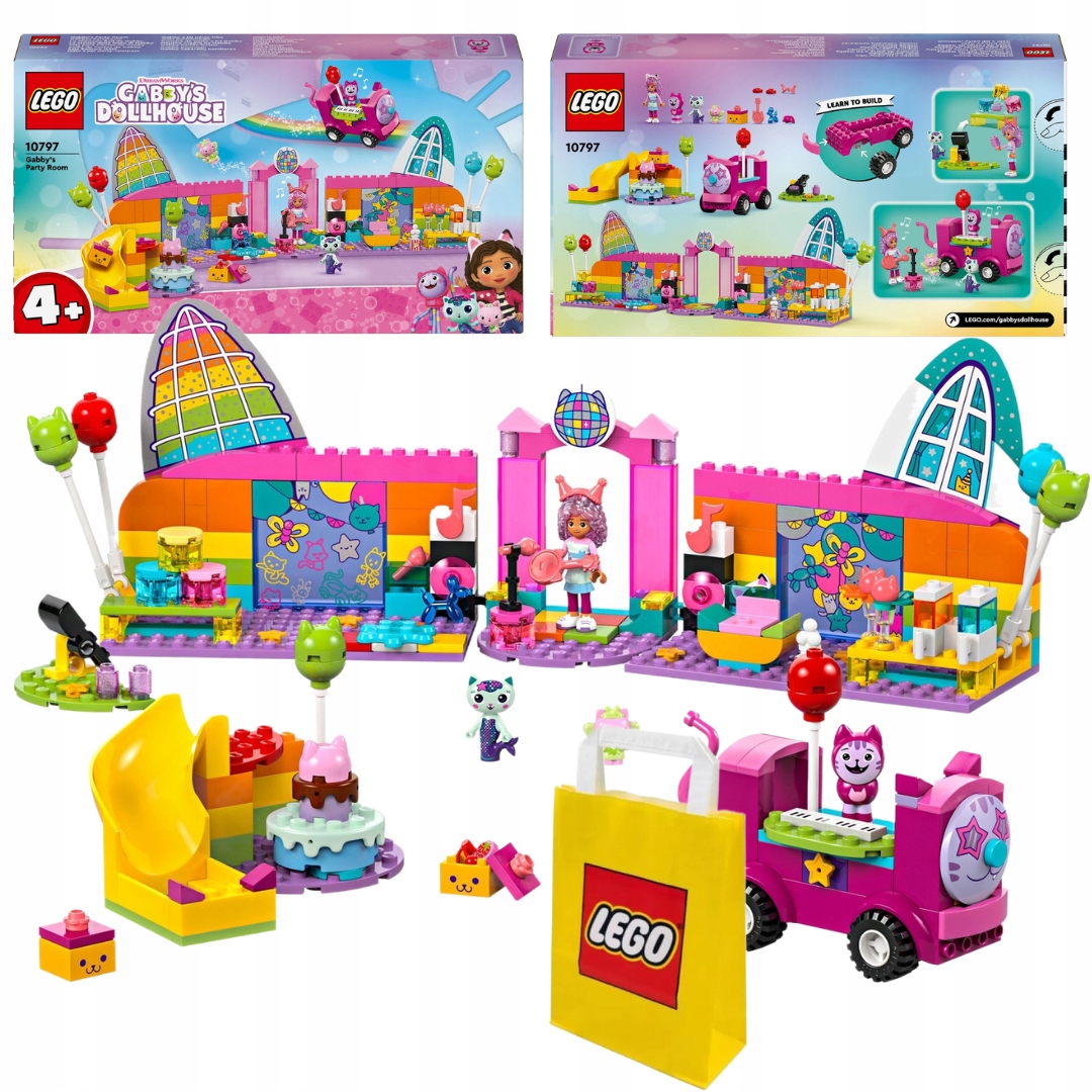 Lego Gábinin Kouzelný Domek 10797 Plesový sál Gabi Párty autobus Příslušenství