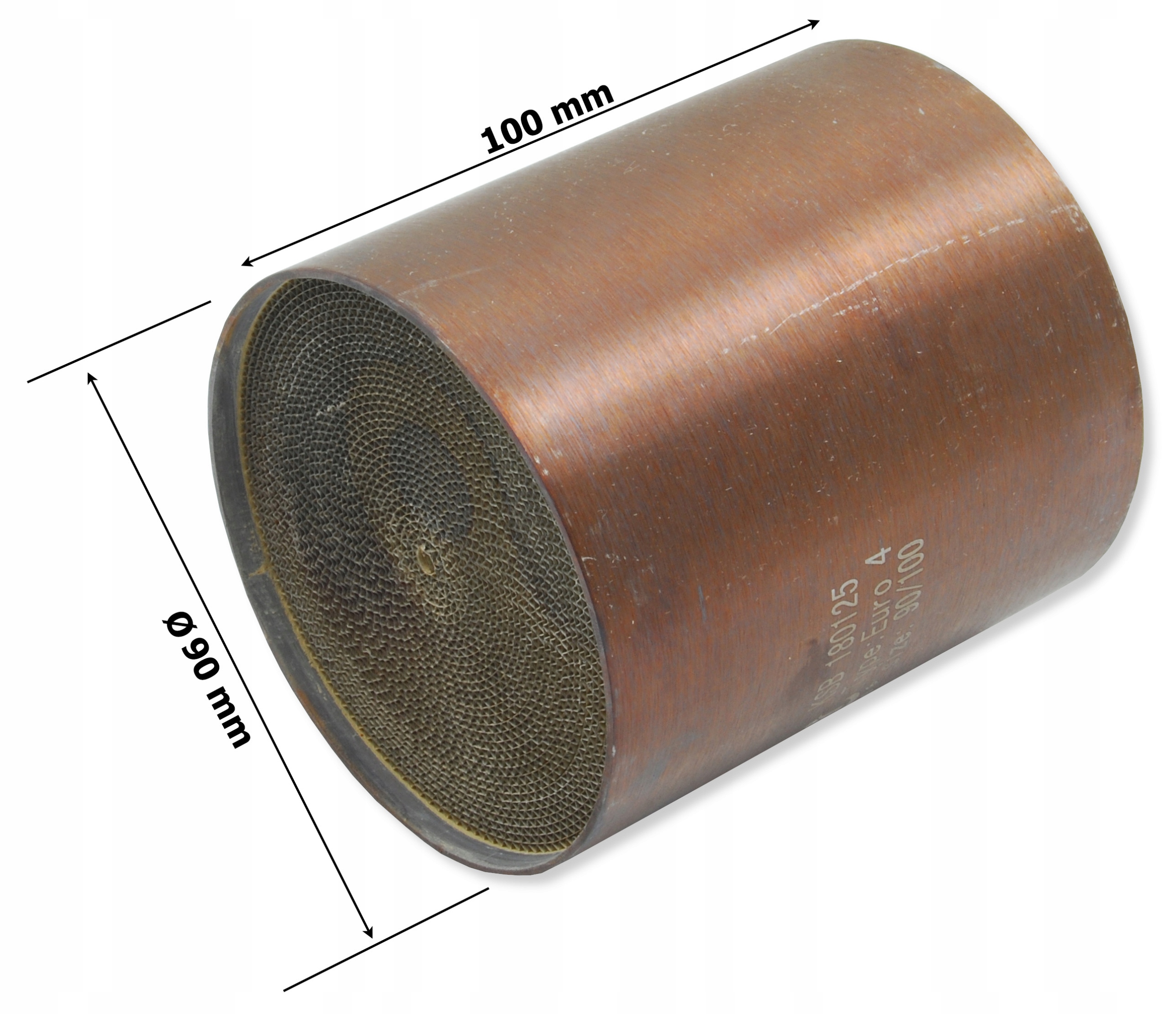 5 90/100 - Картридж металлический каталитический нейтрализатор EURO5: 90 / 100