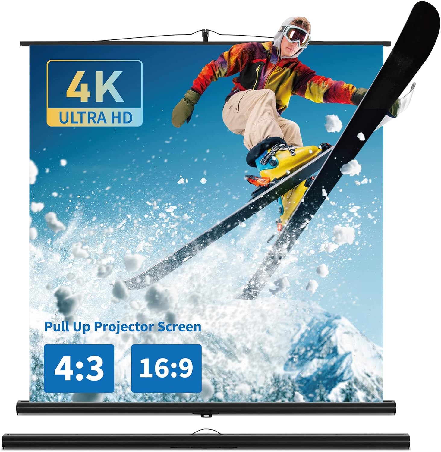 Projekčné plátno 180 cm x 180 cm, 16:9 excelimage