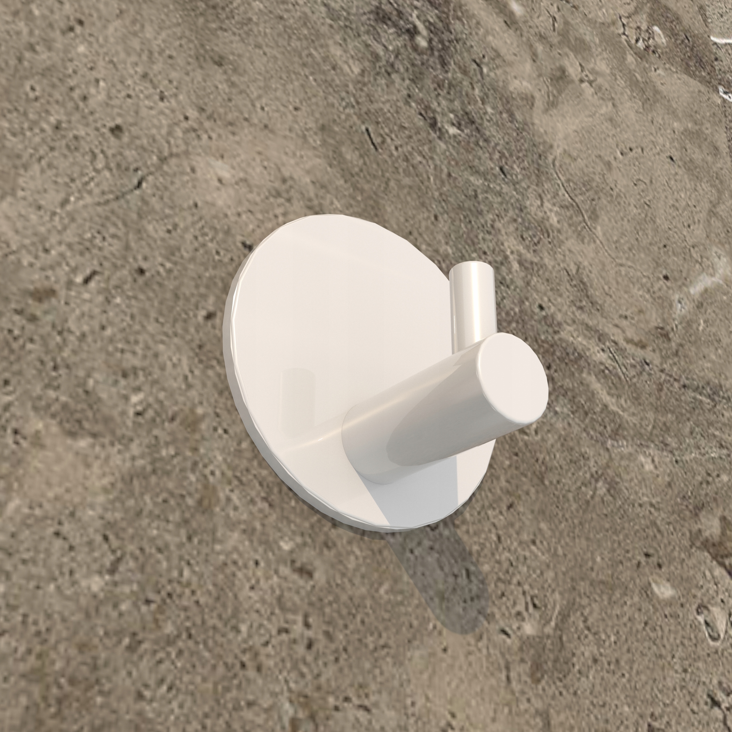 Wieszak łazienkowy haczyk samoprzylepny biały Marka Global Service