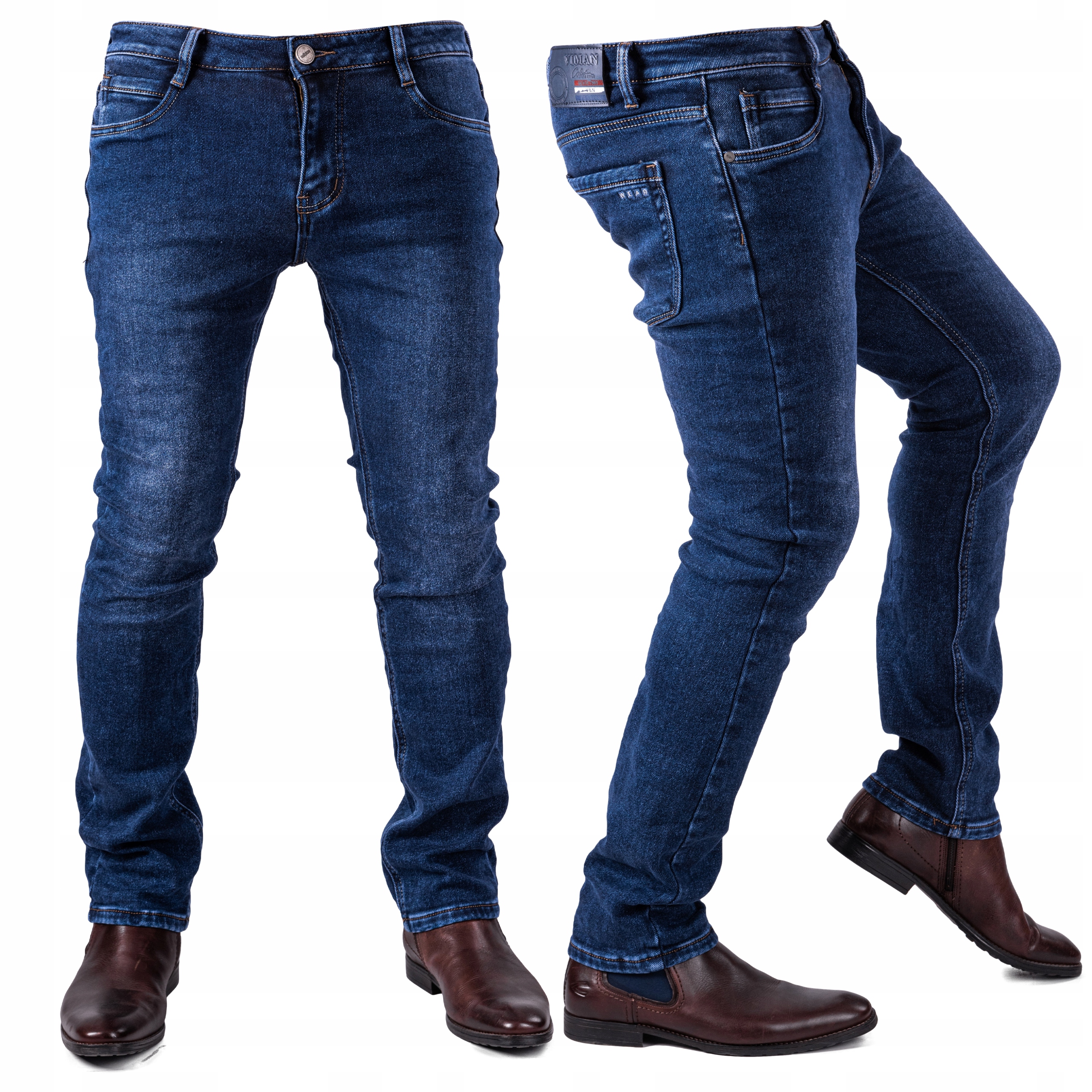 

Spodnie męskie Jeans Ocieplane Roti r.36