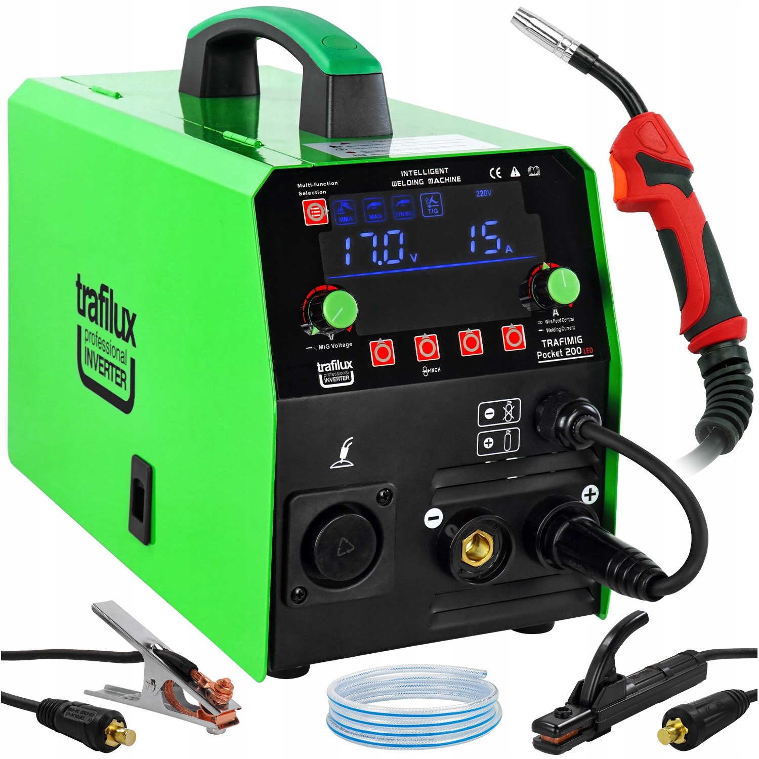 Spawarka inwertorowa Migomat Trafilux Trafimig Pocket 200 Led Synergia Mig