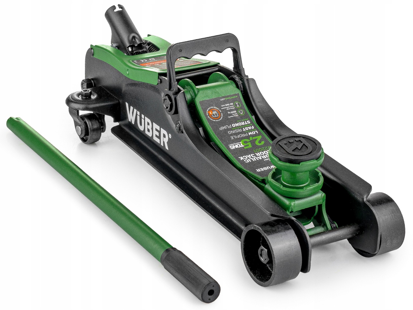 PODNOŚNIK LEWAREK SAMOCHODOWY ŻABA HYDRAULICZNA 2,5 TONY 80-360MM Waga produktu z opakowaniem jednostkowym 11 kg