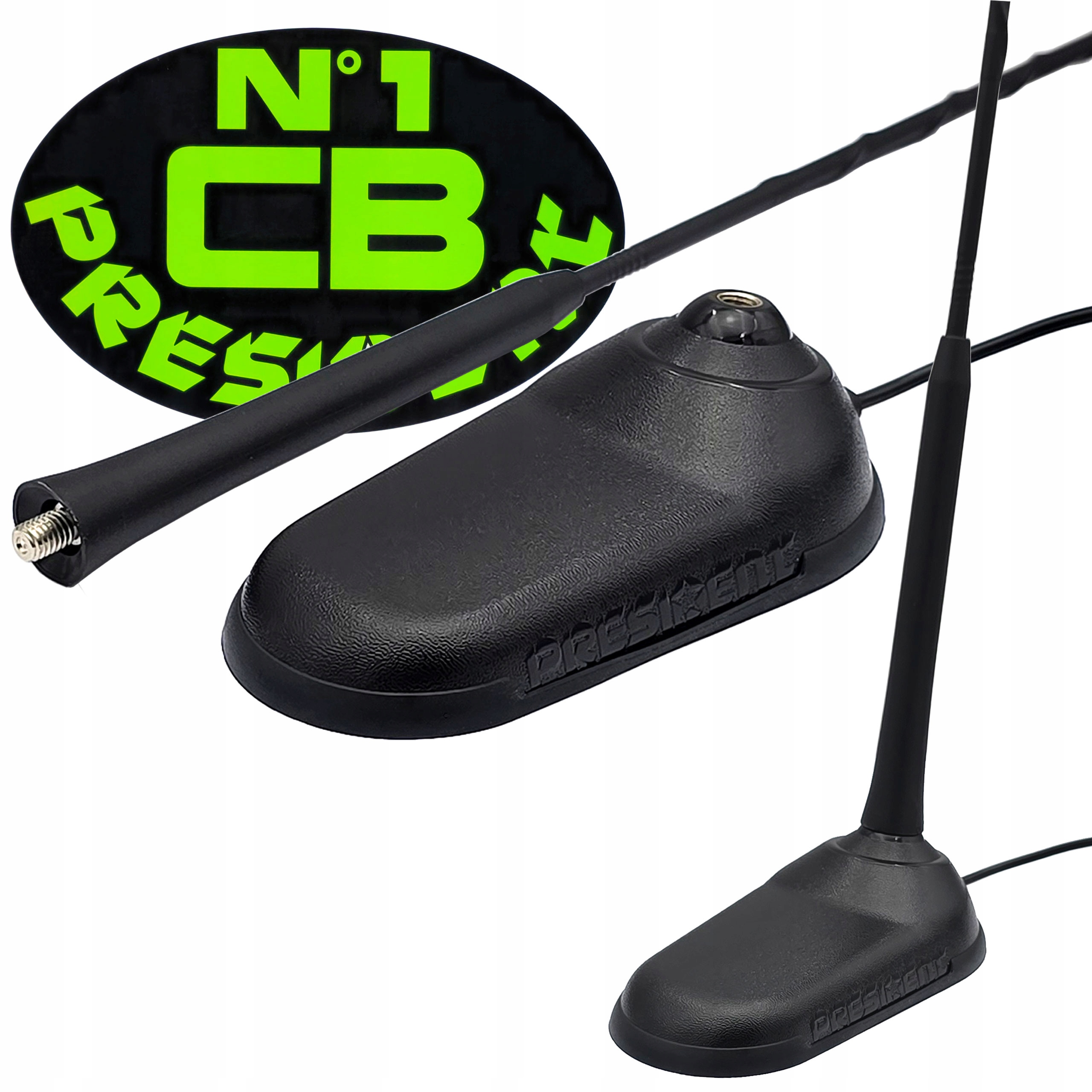 President Virginia nejlepší krátká magnetická Cb anténa 50 cm 3 dBi