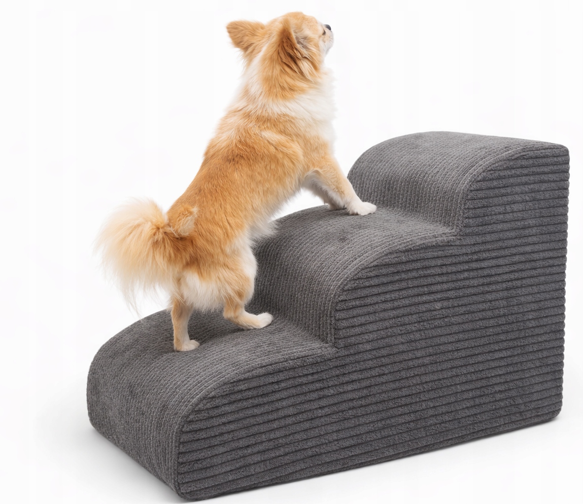 Mírné Schůdky Pro Psa Rampa Plošina 3 Stupně Výška 40 CM. Široké 35 CM