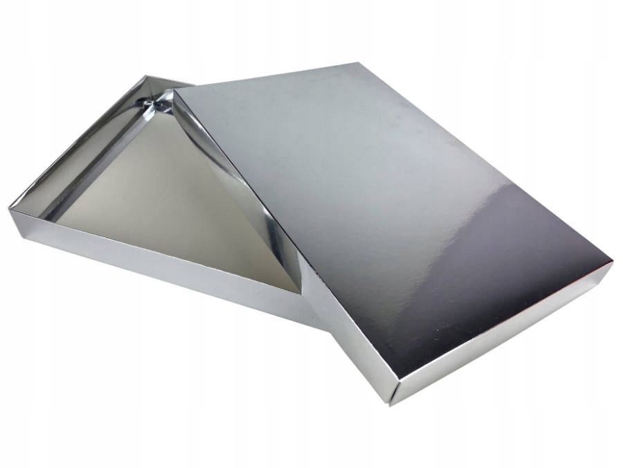 

Pudełko prezentowe srebrny błysk 350x240x40 mm