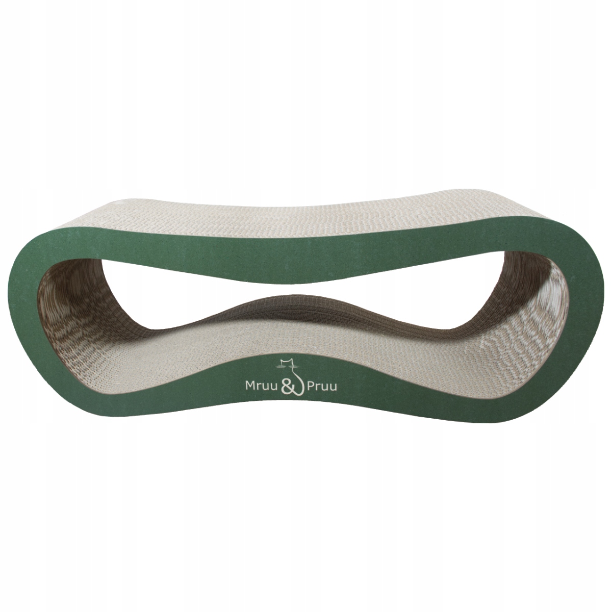 Levně Drapak Pro Kočky Velký Pelíšek Mruu&Pruu 78x28x24 cm Zelený