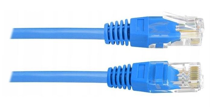Kabel LAN 1,5m Patchcord UTP kat 5e RJ45 Internetowy Niebieski RJ 45 EAN (GTIN) 5902270709797