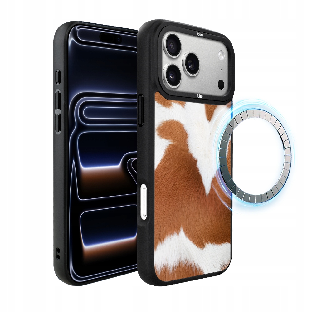 Pouzdro pro iPhone 17 Pro Max Ibizu DropGuard Matt s MagSafe, Alpská kráva