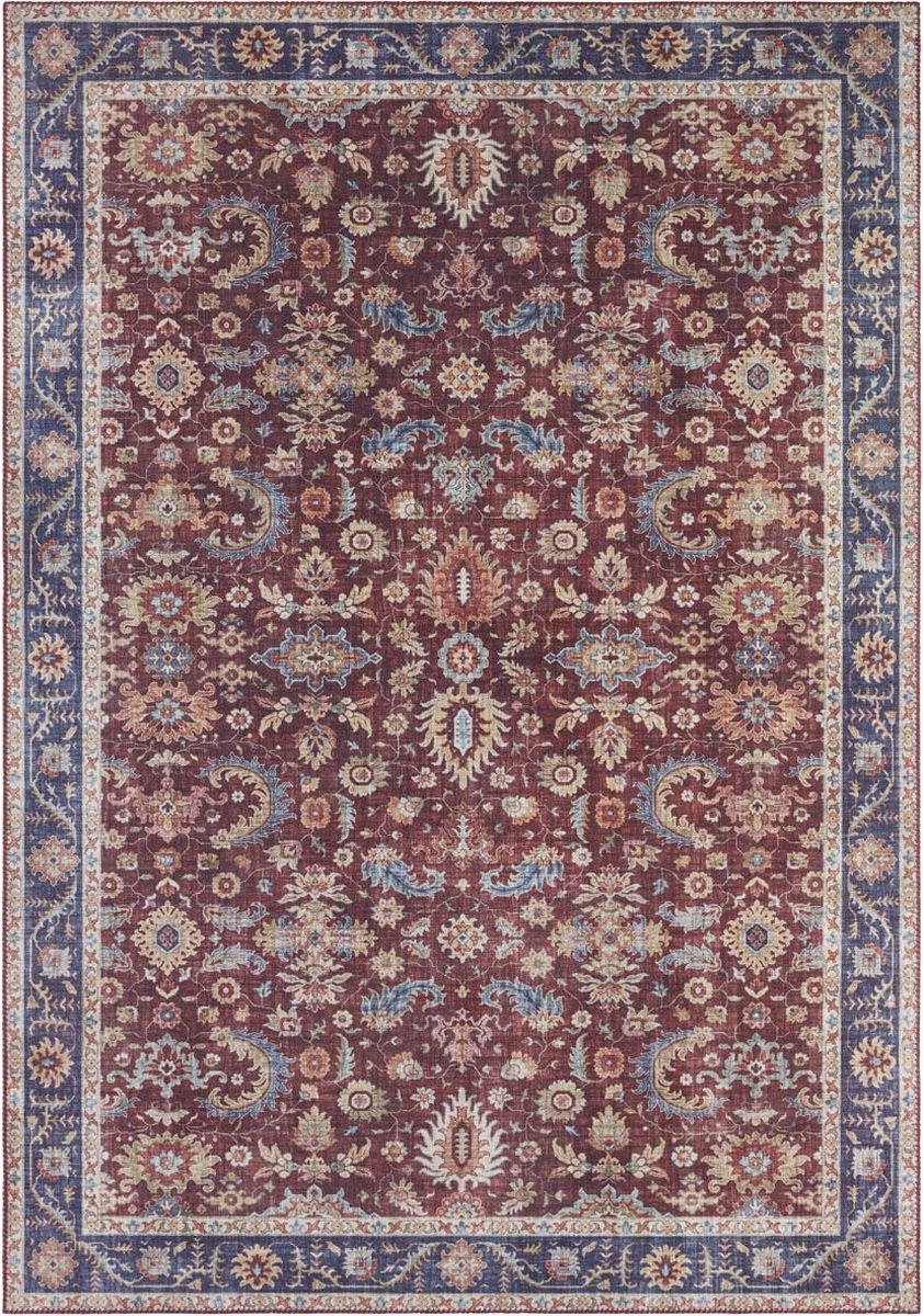 Koberec orientální, bordově modrý 160 x 230 cm