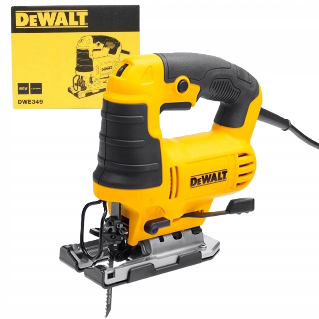 DeWALT DWE349-QS Wyrzynarka T z regulacją obrotów górnym chwytem 650W 20mm