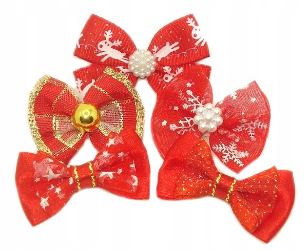 

Kokardki Świąteczne Komplet 5szt KS2