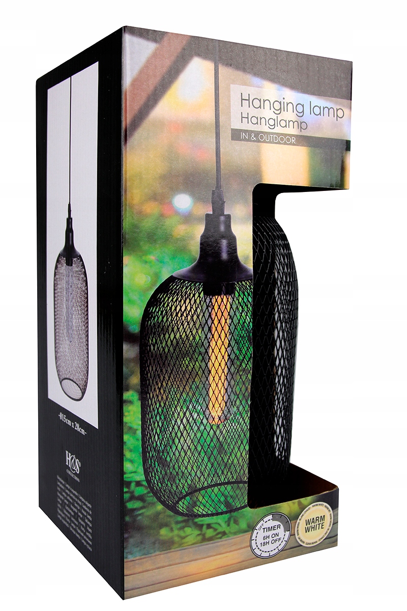 

Lampa wisząca Home Styling Collection 1W czarny