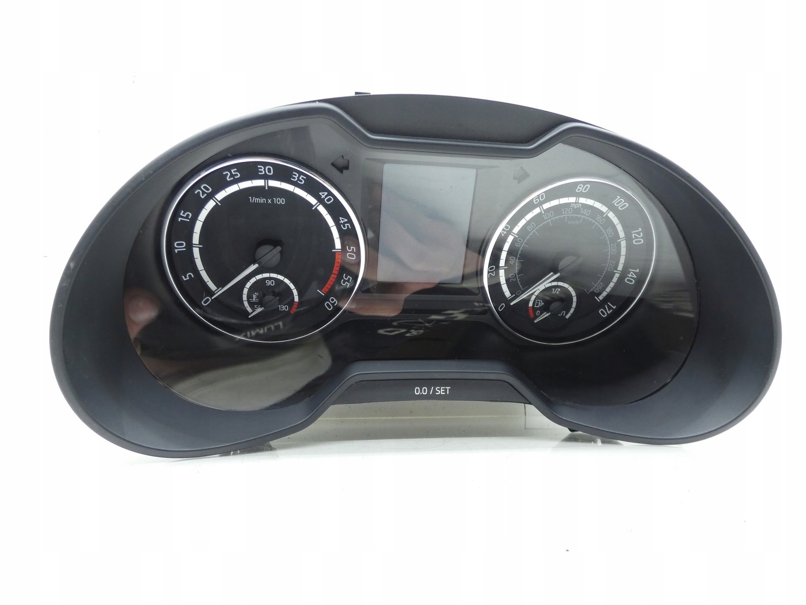 dials clock display SKODA OCTAVIA III 5E VRS 2.0 TDI CUN 5E0920947C
