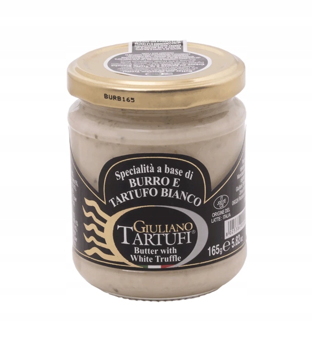 Levně Lanýžové máslo s kousky bílého lanýže 5,5%, 165 g