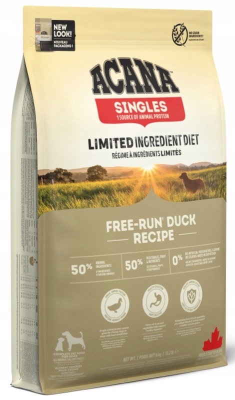 Acana Singles Free-Run Duck 6kg