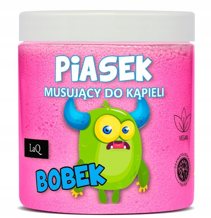 LaQ Piasek musujący do kąpieli BOBEK 190g