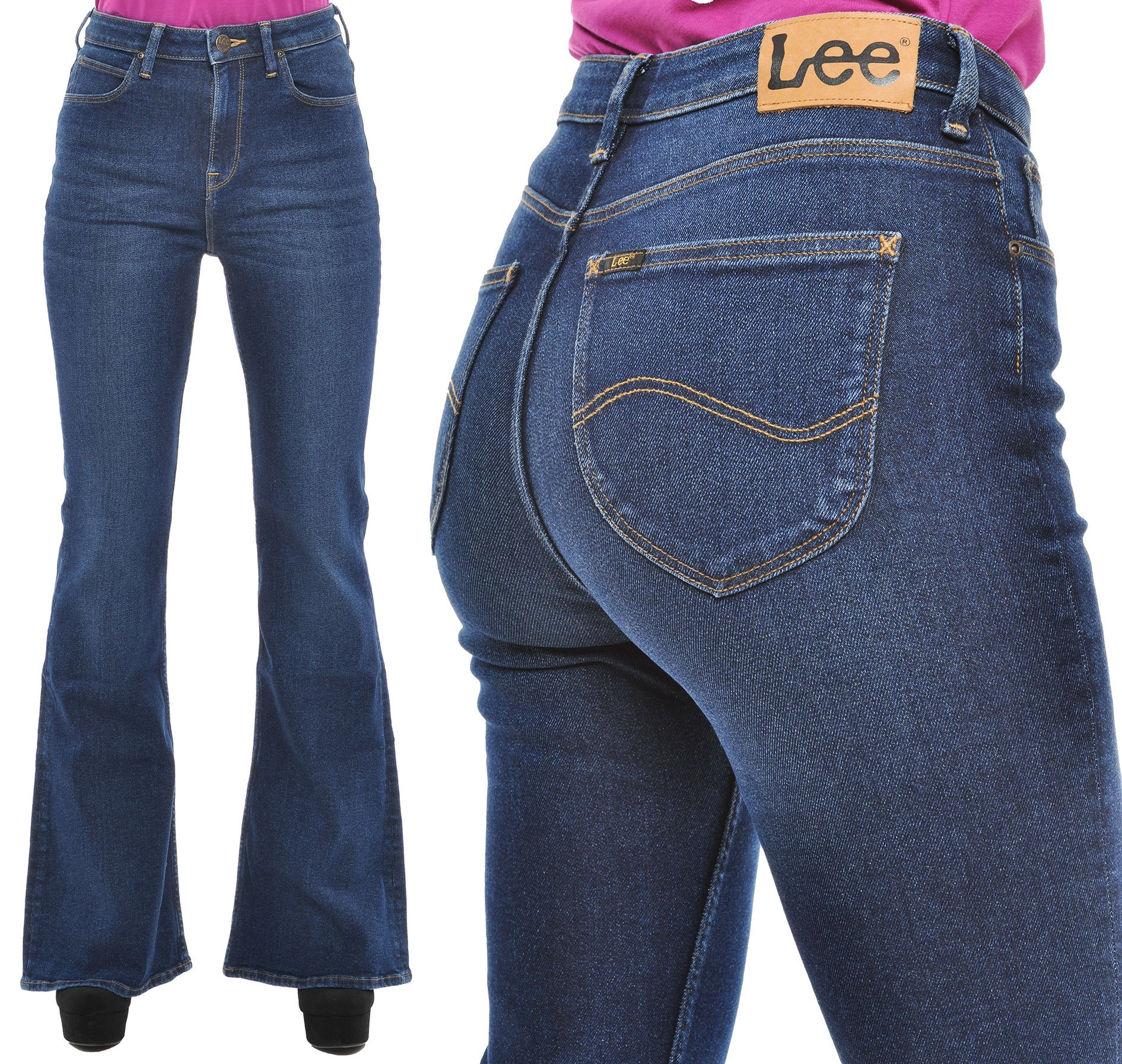 

Lee spodnie High skinny flare Breese _ W28 L33