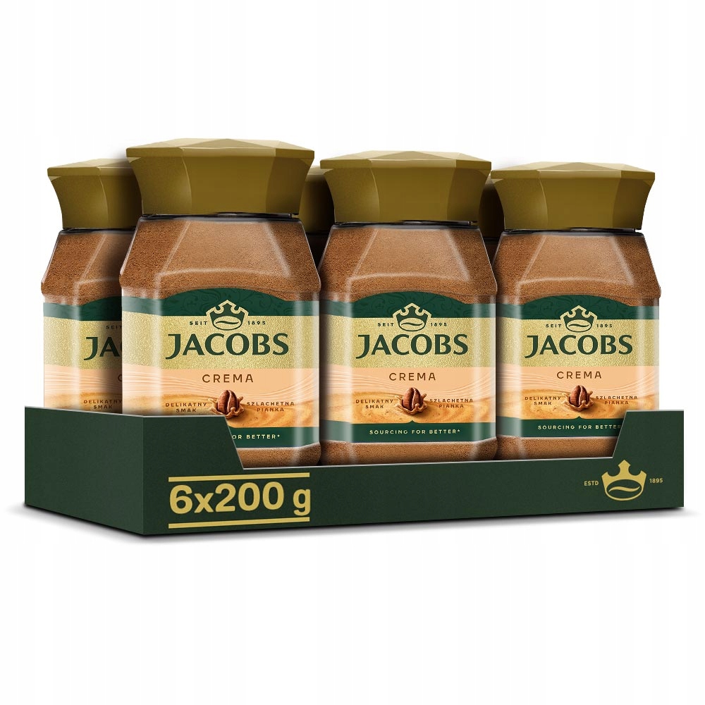 Kawa rozpuszczalna Jacobs Crema 6x 200 g