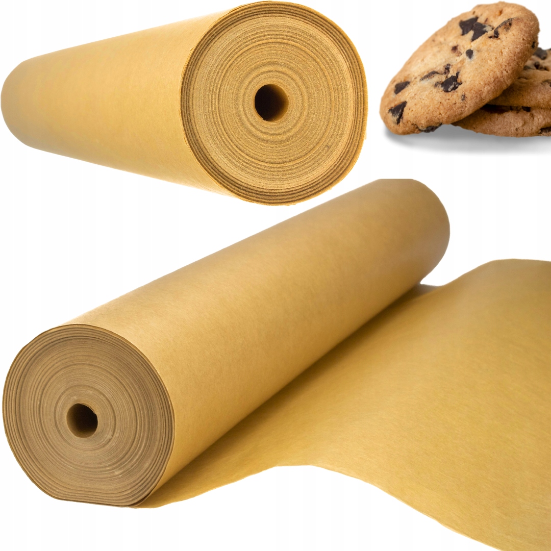 PAPIER do PIECZENIA silikonowany brązowy 50m/38cm