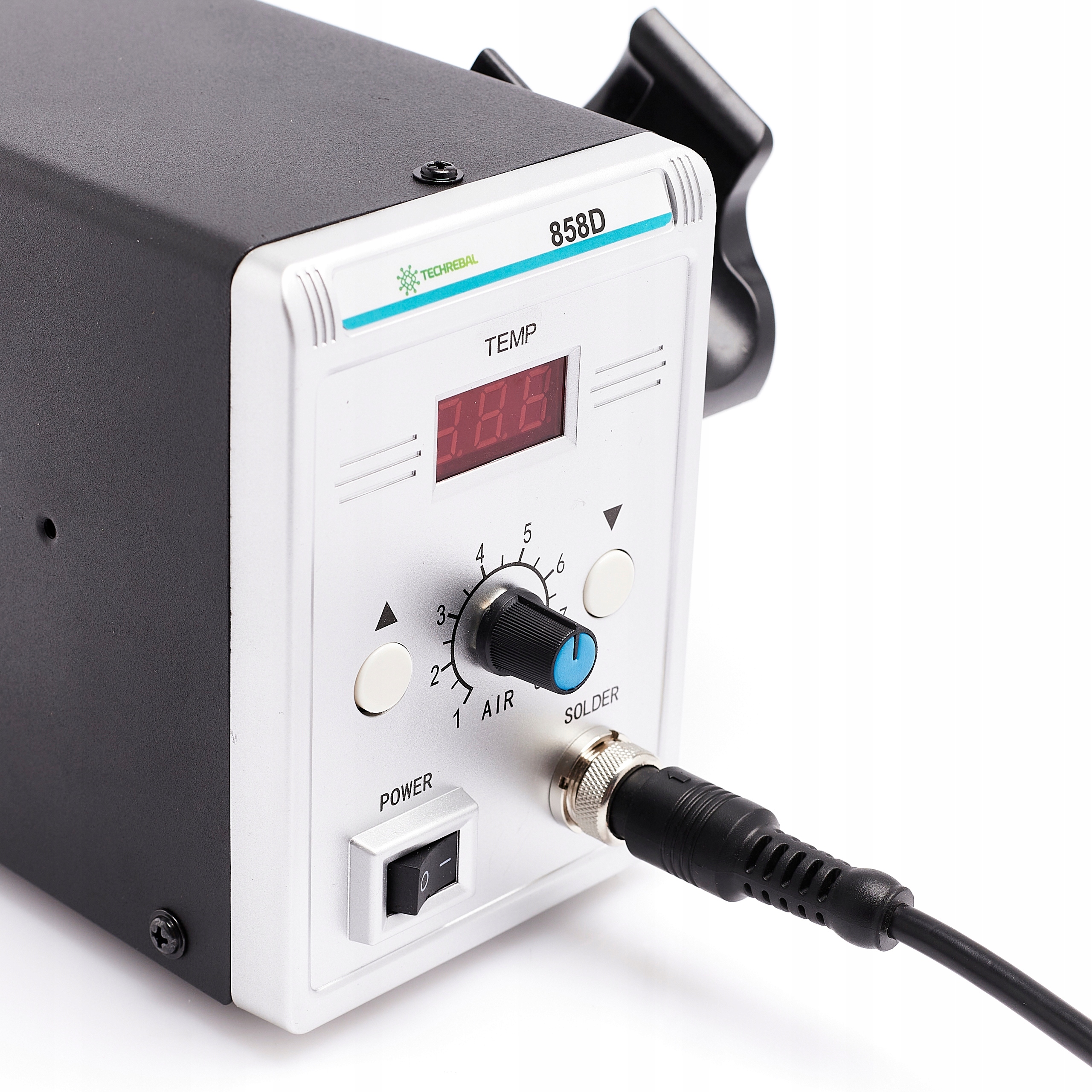 SPAWARKA STACJA LUTOWNICZA 858D TECHREBAL UCHWYT PCB TOPNIK RF800 Marka Techrebal