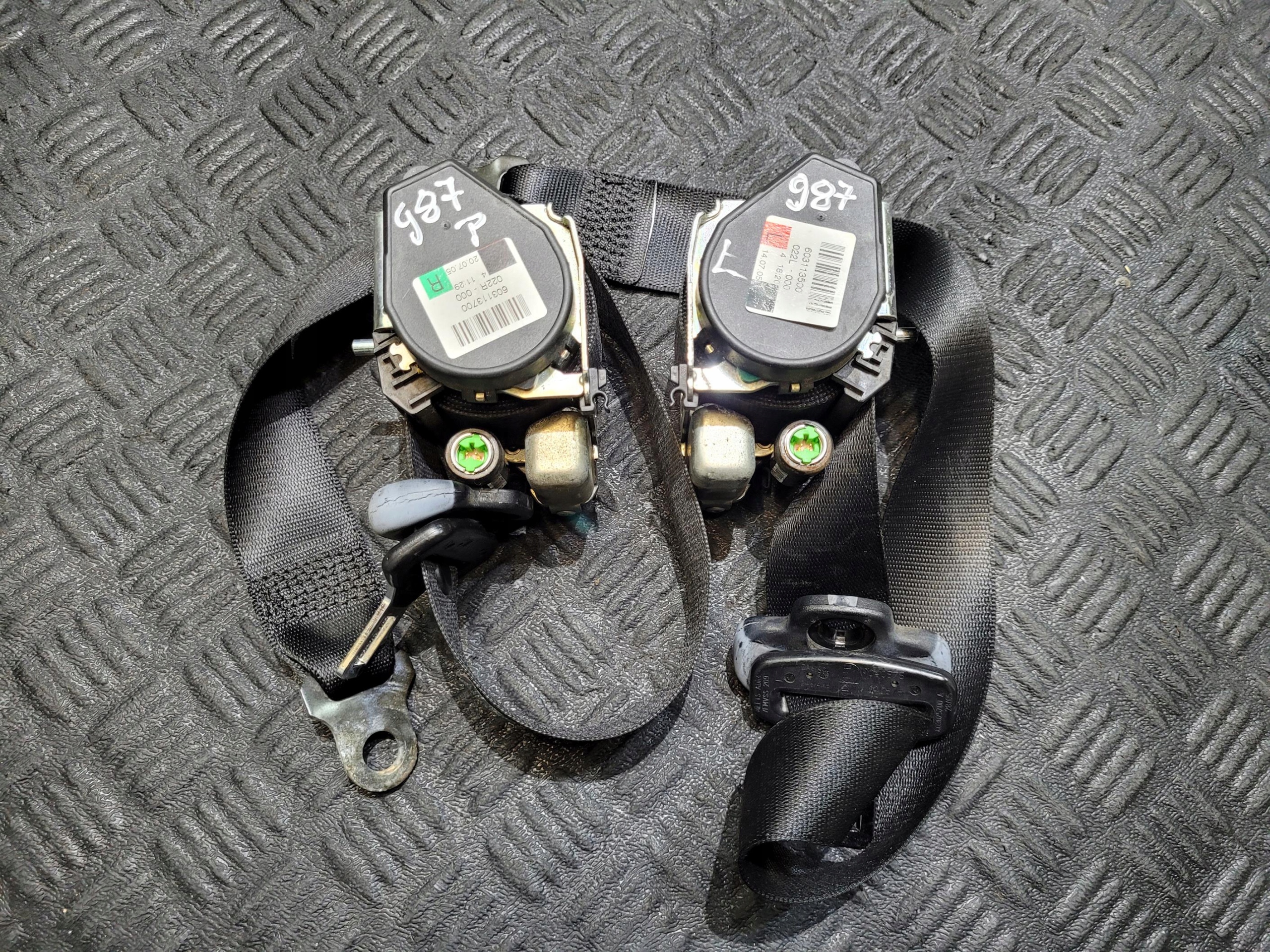 Gurten Sicherheits links PORSCHE BOXSTER CAYMAN S 987