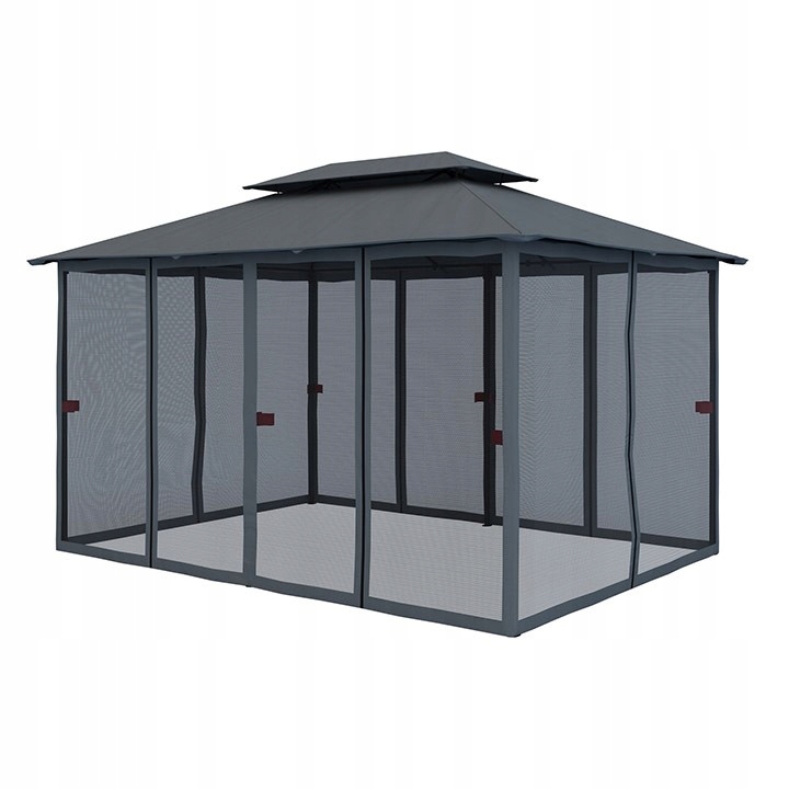 Moskitiera Do Pawilonu Namiotu Ogrodowego 3x4m Minzo