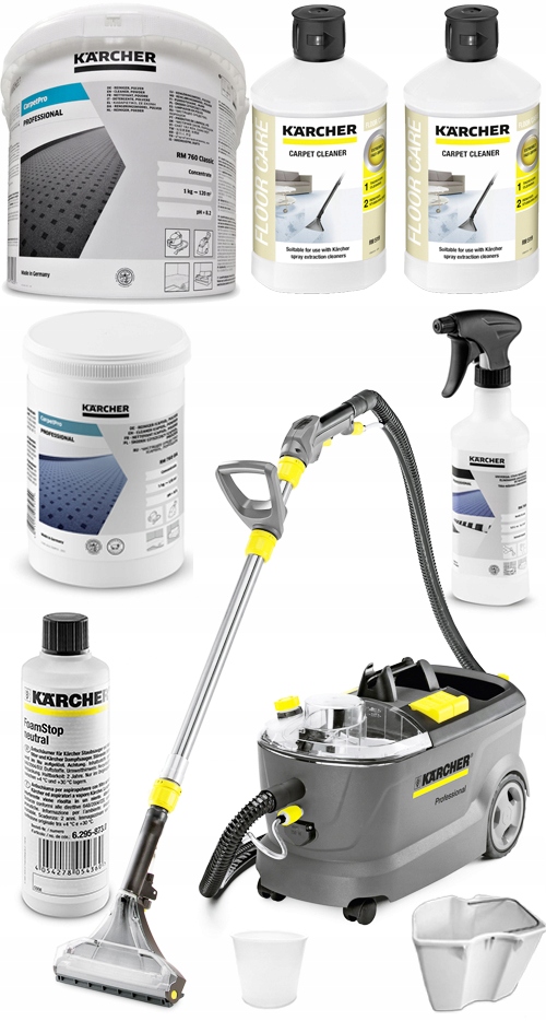 KARCHER PUZZI 10/2 ODKURZACZ PIORĄCY ZESTAW MASTER Kod producenta 1.193-120.0 Puzzi 10/2 Adv