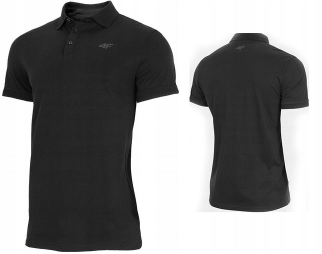 

Koszulka Męska Polo 4F Bawełniana TSM355 Black XXL