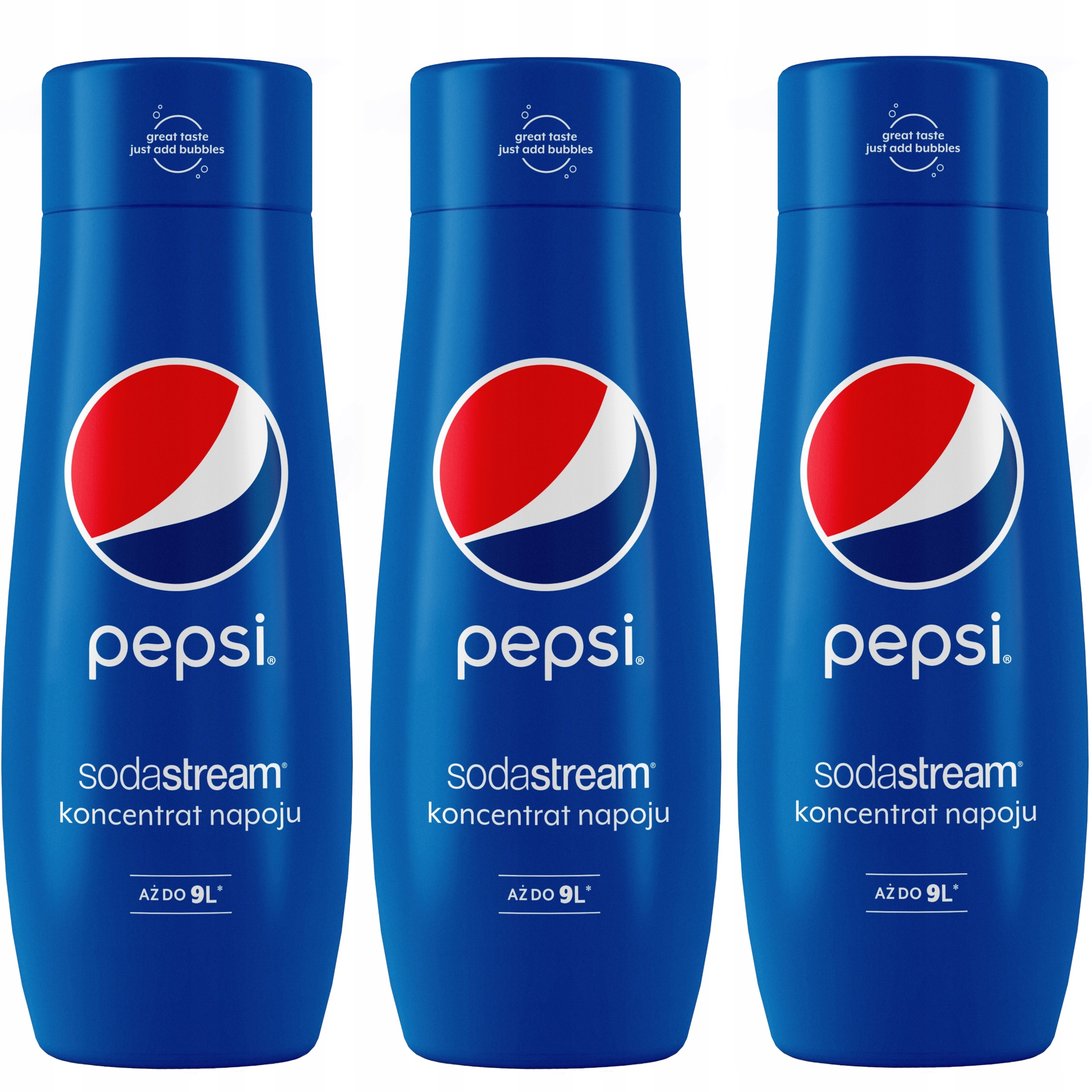 

Sodastream Zestaw koncentratów 3 x Pepsi 440ml